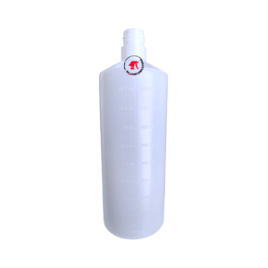Botella Alcoholera Graduada De 1 Litro Sin Tapa